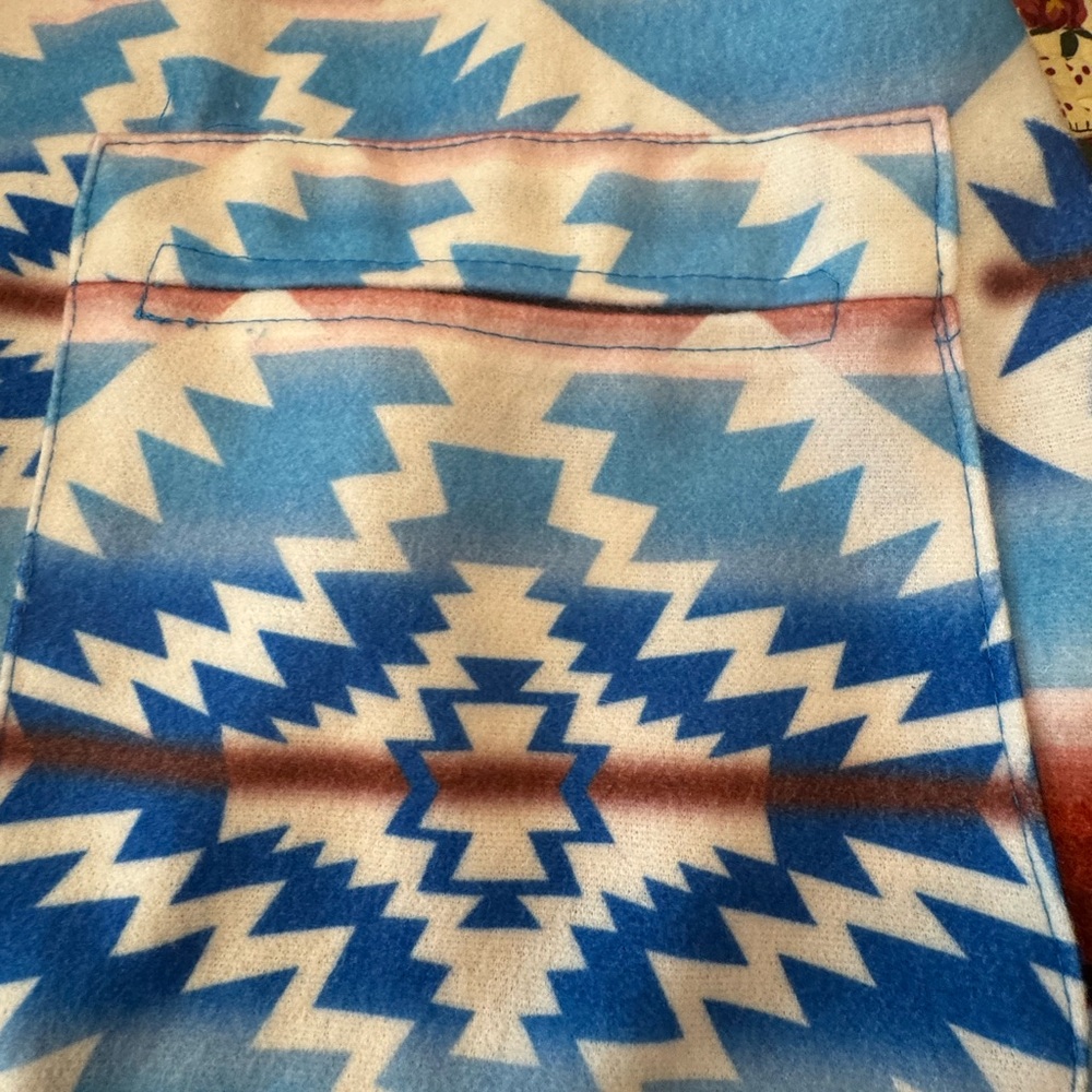 Blue Patterned Jacket - Picture 10 of 11